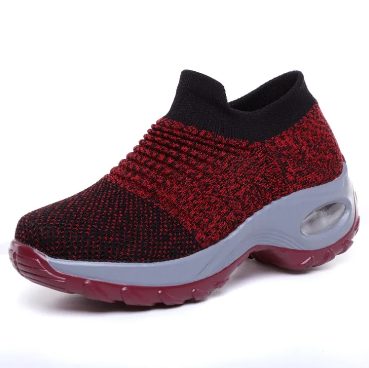 Breathable Mesh Slip-On Sneakers
