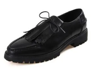 British Style Brogue Tassel Shoes