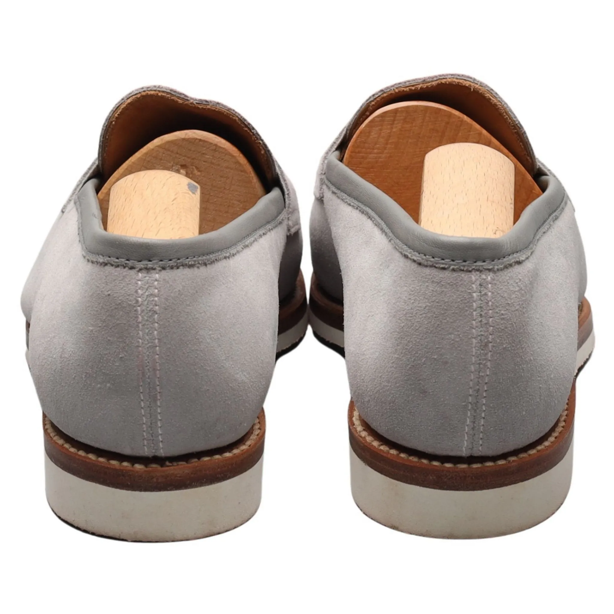 'Capri' Light Grey Suede Loafer UK 9.5 E