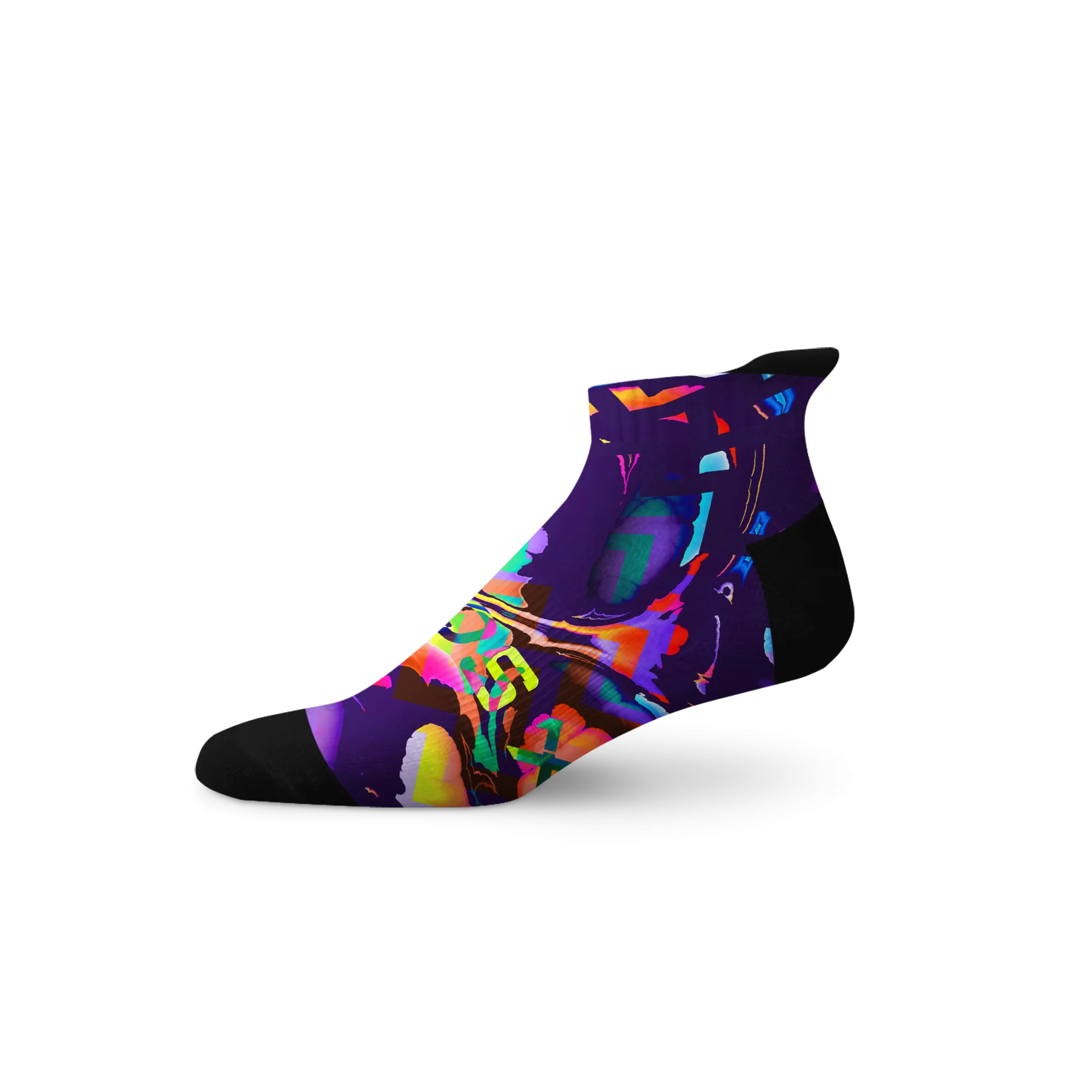Colour Spill Dark Tab Socks