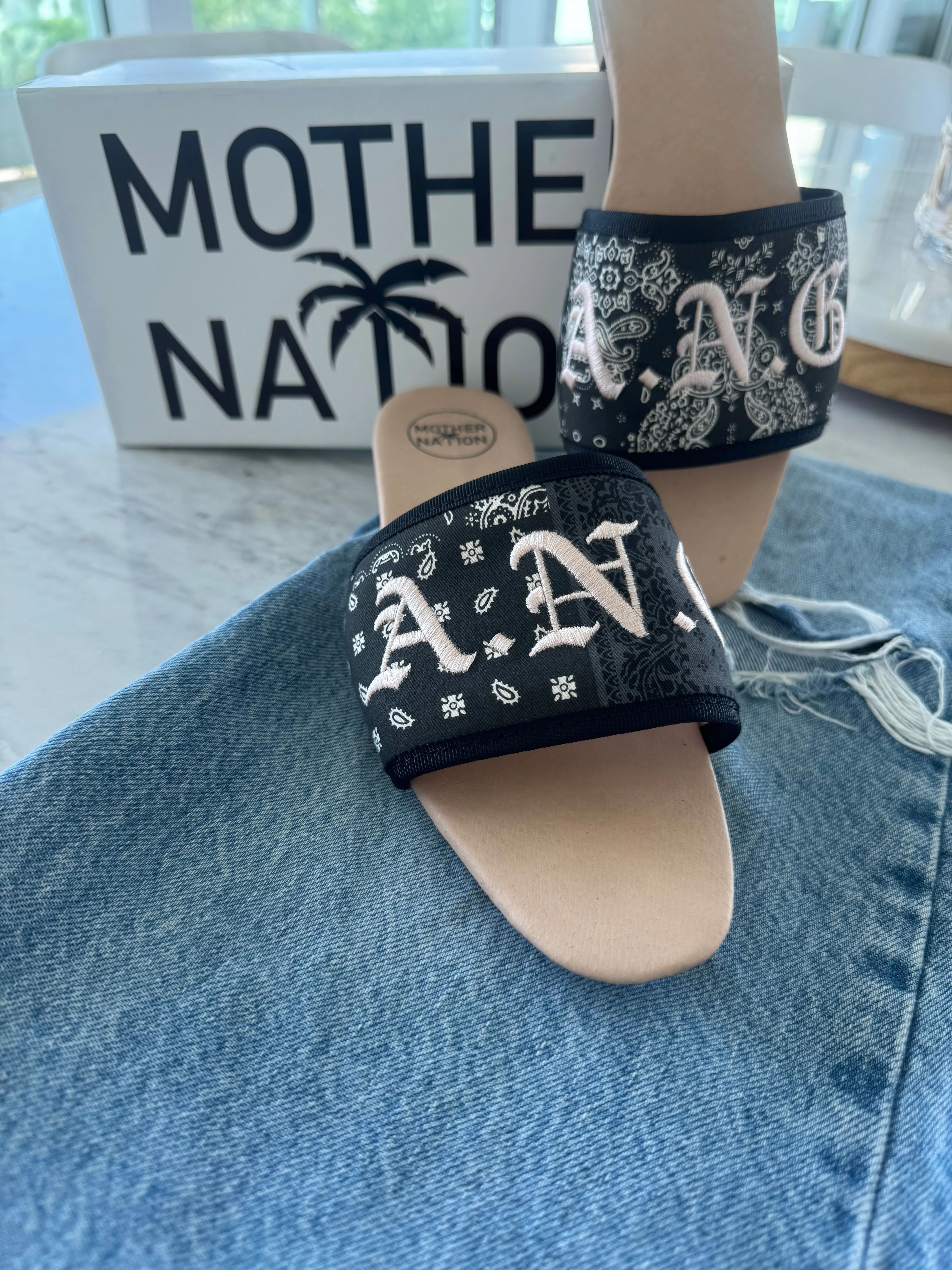 Custom Bandana Sandals