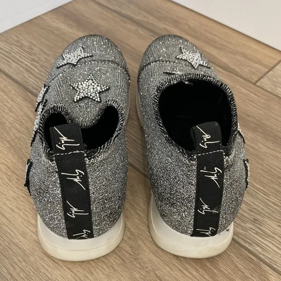 Giuseppe Zanotti Kids Natalie Sparkle Star Sneakers