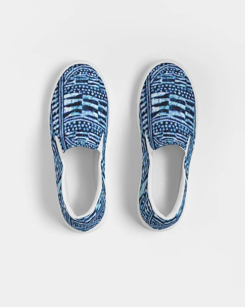 Lema Adire African Print Women's Slip-On Canvas Shoe