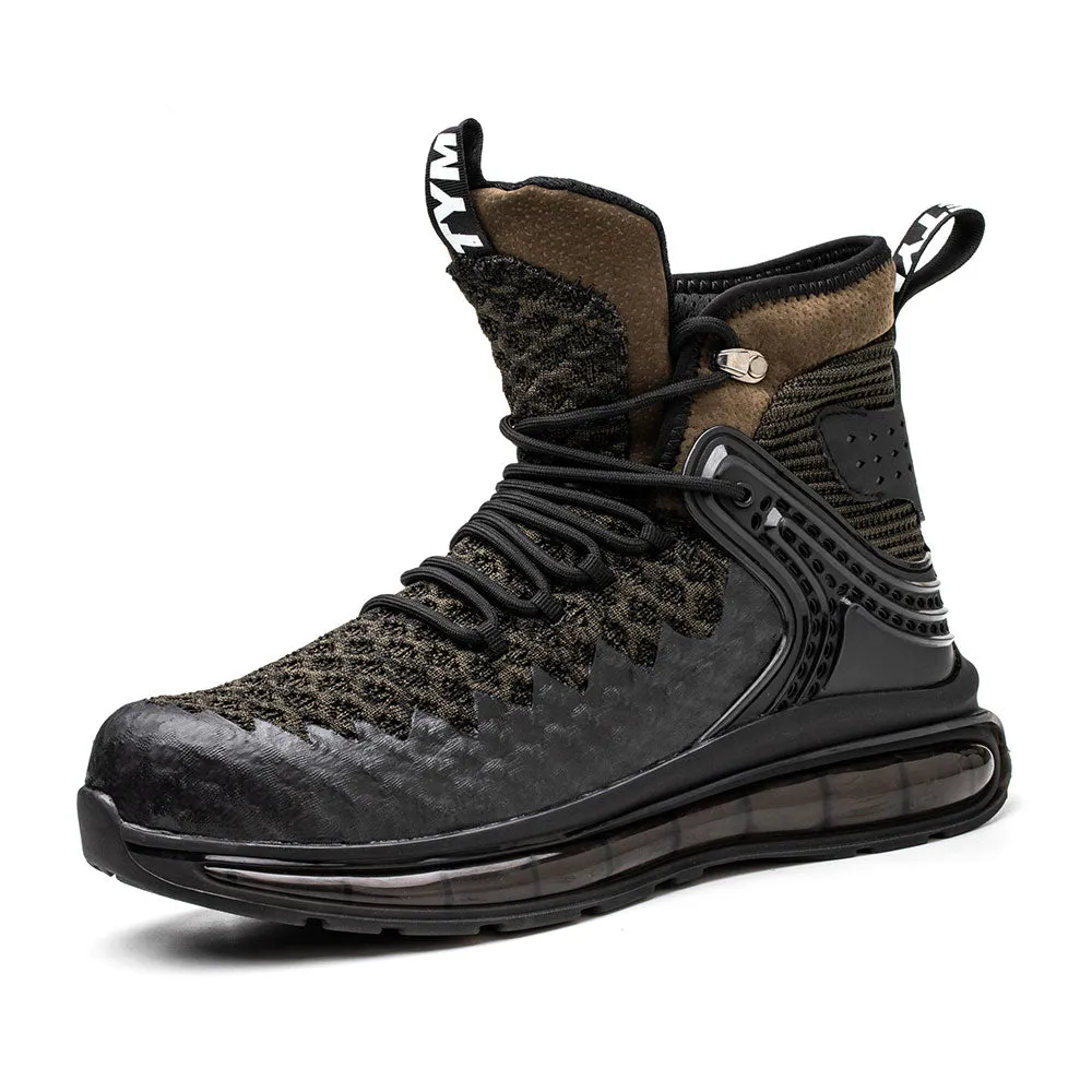 Lightweight Air Cushion Comfortable Mens and Women Steel Toe Work Boots TFWMGV K7 Plus