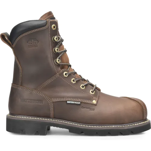 Matterhorn Men's Corvus 8" Waterproof Composite Toe PunCompositeure Work Boot -Brown- MT2508