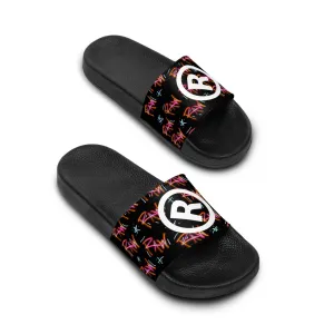 Raw Sushi "R" Slide Sandals multi/blk