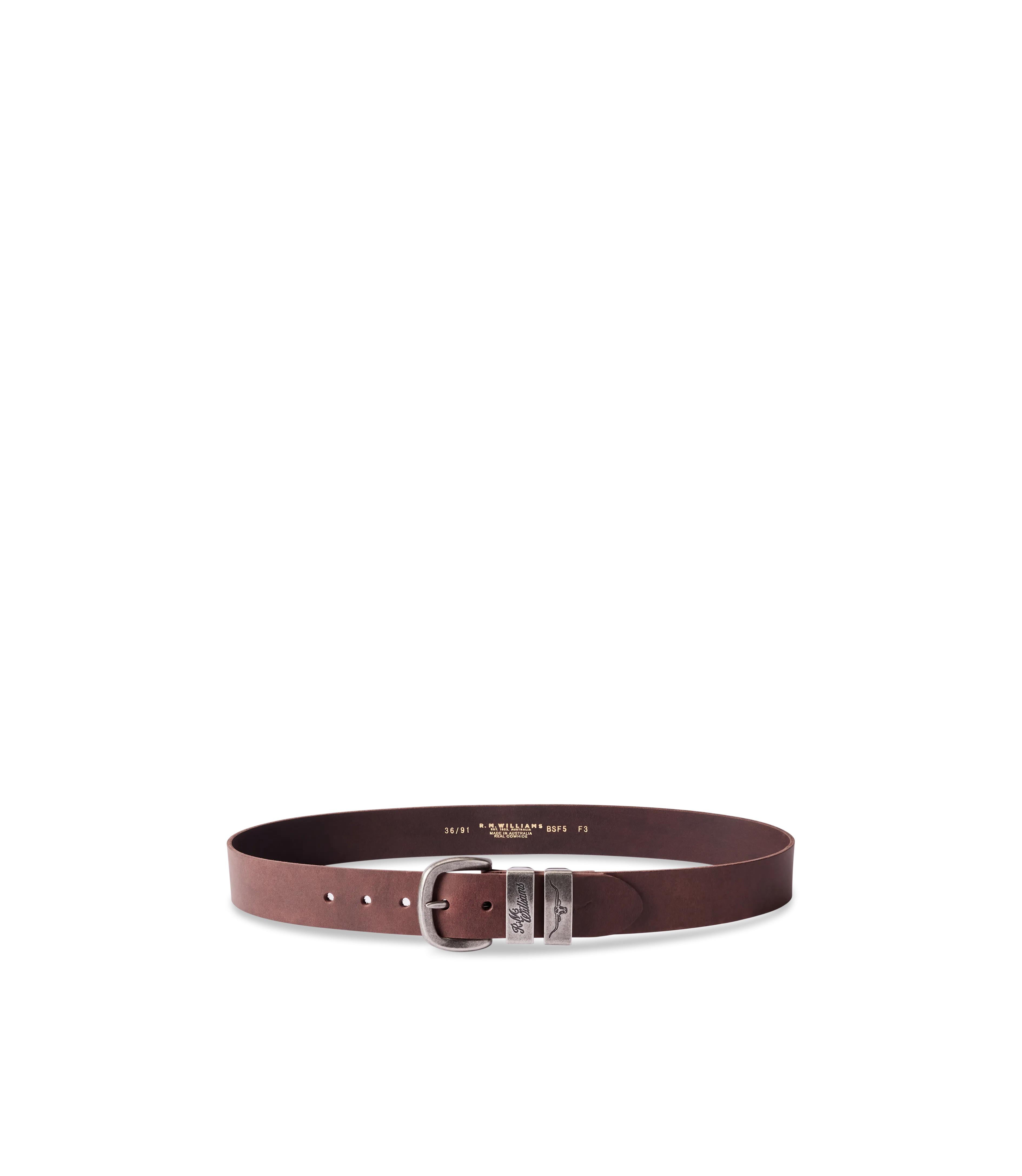 R.M. Williams Drover Belt - Bark