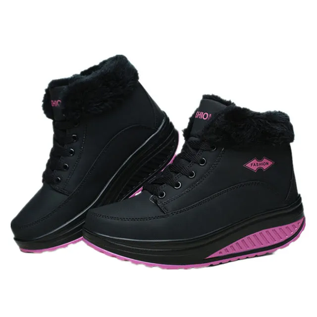 Winter Women's Snow Platform Boots Shoes