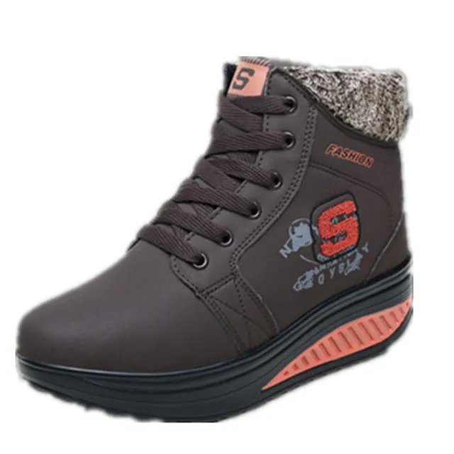 Winter Women's Snow Platform Boots Shoes