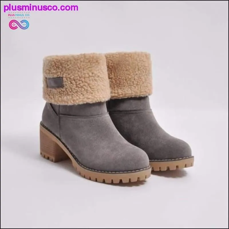 Women's Shoes Snow boots Ladies Winter Flock Warm Boots