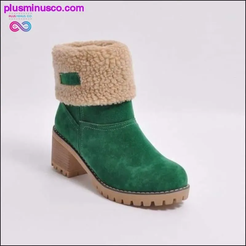 Women's Shoes Snow boots Ladies Winter Flock Warm Boots