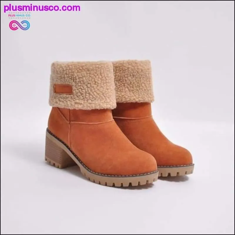 Women's Shoes Snow boots Ladies Winter Flock Warm Boots