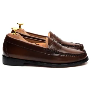 Women's Weejuns Brown Leather Loafers UK 4