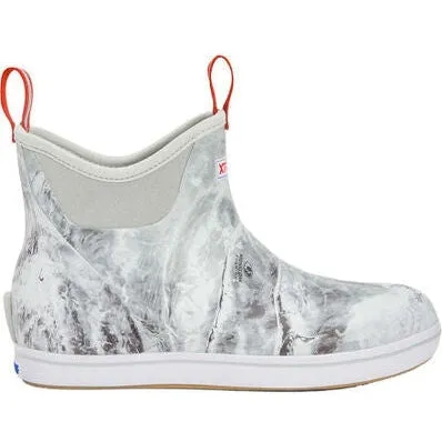 Xtratuf Men's Ankle 6" Waterproof Mossy Oak Elements Deck Boot -Camo- XMABMOH